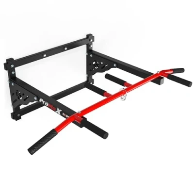 Imagen de K Sport: barra de dominadas para montaje en pared I con 3 asas diferentes Pull Up Bar