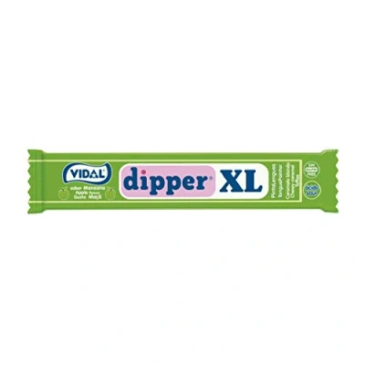 Imagen de Vidal Dipper Xl Golosinas, Manzana, 1050 Gramos, 100 Unidades