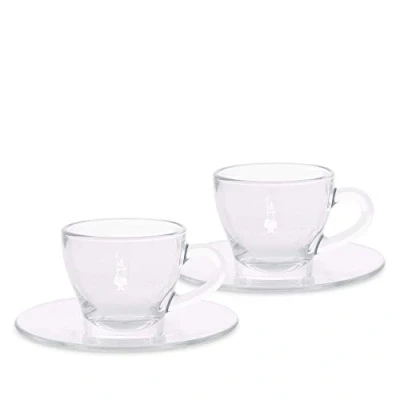 Imagen de Bialetti Cups Juego de Tazas Cappuccino, Cristal, 2 Unidad (Paquete 1),