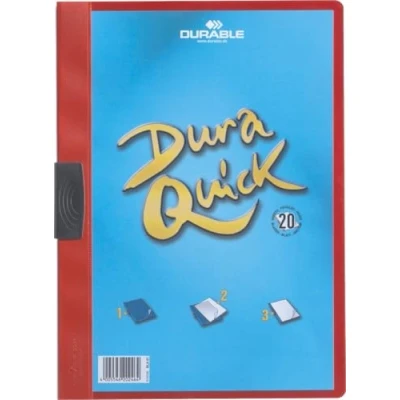 Imagen de Durable 227003 Duraquick Carpeta Clip on para 1 20 hojas, piezas, rojo