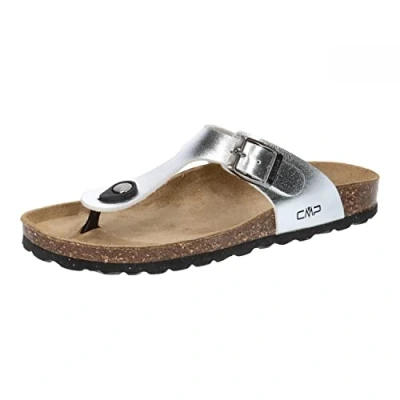 Imagen de CMP ECO MYMOSA WMN FLIP FLOP, Sandalias Tipo Chancla Mujer, Plateado, 41 EU