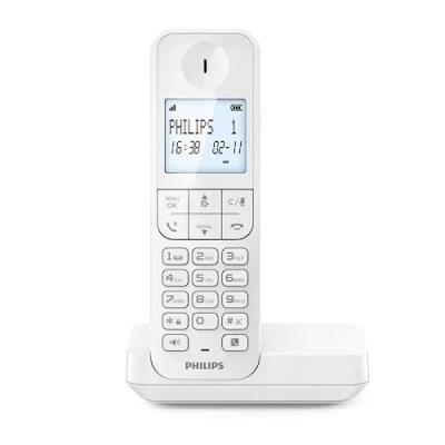 Imagen de ¡Oferta 29% ! Philips D2701w/12 Blanco Telefono Sobremesa
