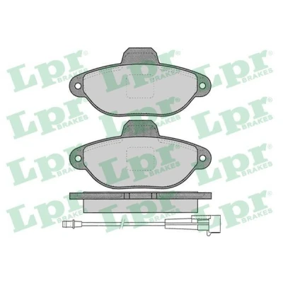Imagen de LPR 05P1262 Juego de pastillas freno FIAT: 500 Hatchback, Panda II FORD: KA Hatchback