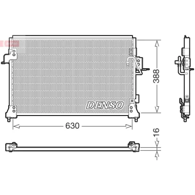 Imagen de Condensador, aire acondicionado DENSO DCN14005