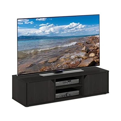 Imagen de Furinno Classic Soporte TV de hasta 55 Pulgadas, Madera ingeniería, Espresso, 40.1 (P) x 119.8 (L) 30.9 (H) cm