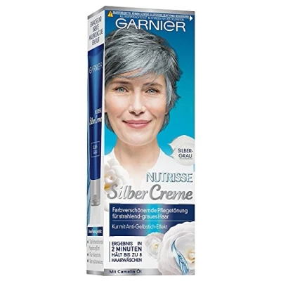 Imagen de Garnier Nutrisse Crema de cuidado para el plata, color gris, 1 unidad