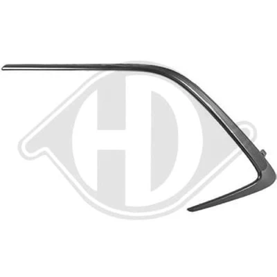 Imagen de DIEDERICHS 6661063 Listón embellecedor/protector, parachoques Delante, izquierda TOYOTA: Corolla XII Hatchback