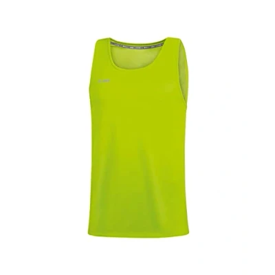 Imagen de JAKO Camiseta de Tirantes para Hombre Run 2.0, Hombre, Anchos, 6075, Verde neón, Extra Large