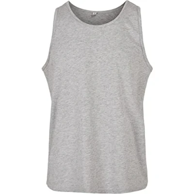 Imagen de Build Your Brand Basic Tank Camiseta, Heather Grey, 3XL para Hombre