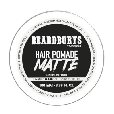 Imagen de Beardburys Cera Capilar Mate para Hombres, Fijación Media Control sin Perder Flexibilidad Acabado Mate, 100ml