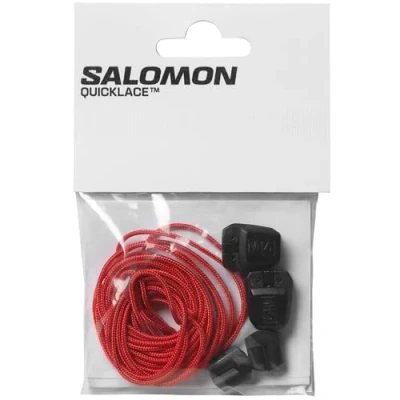 Imagen de Salomon Quicklace Kit de Cordones para Zapatillas Trail Running y Botas esquí, Rojo Racing