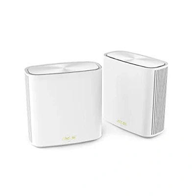 Imagen de ASUS ZenWiFi XD6S Whole Home Mesh WiFi 6 System AX5400 (2 Pack Blanco) Cobertura hasta de 501 m2 (4+ habitaciones), configuración sencilla, seguridad red