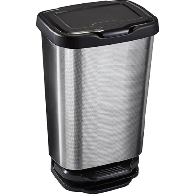 Imagen de M Home PLS 8160 Cubo con Pedal Jive, Plástico, Gris