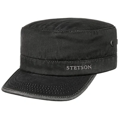 Imagen de Stetson Gorra Datto Winter Army Hombre Militar de con Visera, Forro, Cerrado por atrás, Forro Invierno otoño/Invierno L (58 59 cm) marrón