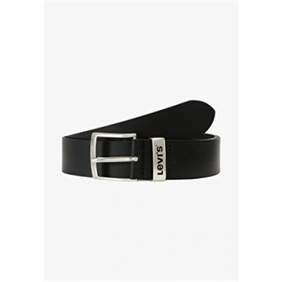 Imagen de Levi&#039;s NEW Ashland Cinturón de vestir, Hombre, Talla: 110, Regular black