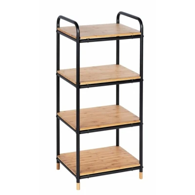 Imagen de WENKO Estanteria con 4 repisas Loft Estante para el baño, hogar Marrón