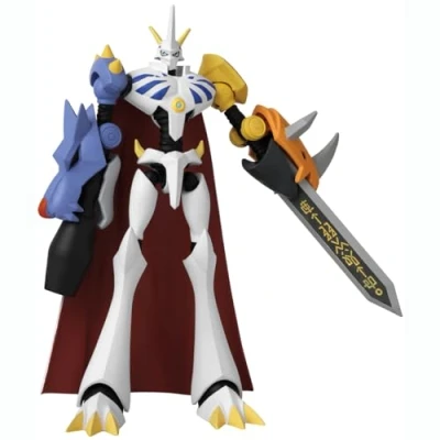 Imagen de BANDAI Anime Heroes Digimon Omegamon Figura de acción articulada 6.5 Pulgadas Alto con Juego Extra Manos y Accesorios Coleccionable