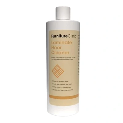 Imagen de Limpiador de suelos laminados 500 ml diluye Para hacer 5 litros súper concentrado y secado rápido. Infundido con aroma lino fresco. todos los pisos laminados.
