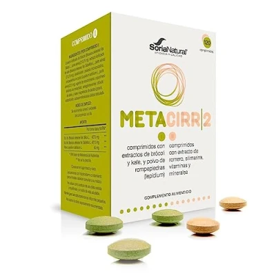 Imagen de Soria Natural Metacirr Apoya la Salud del Hígado, Ayuda a Desintoxicación Hepática 100% Protección y Caja de 120 Comprimidos