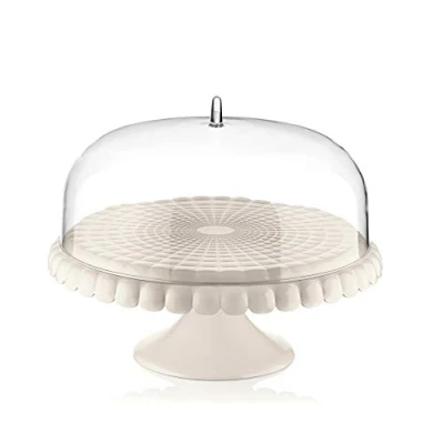 Imagen de Guzzini 1994 Soporte para Tartas con Campana, San, SMMA, Blanco Leche