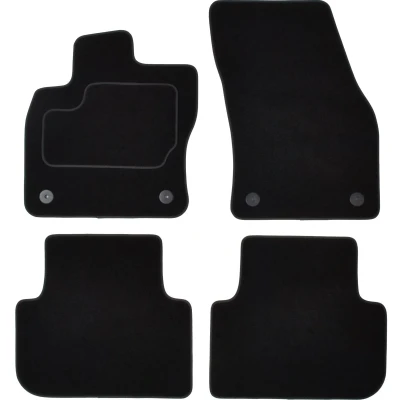 Imagen de MAMMOOTH A041 VW372 PRM 01 Juego de alfombrillas suelo textil delante y detrás 4 negro VOLKSWAGEN: Tiguan II