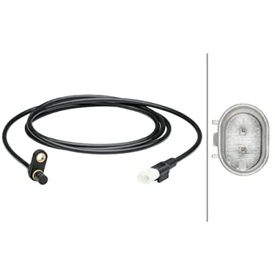 Imagen de HELLA 6PU 012 679 151 Sensor de ABS Eje trasero activo 2 1865 MERCEDES BENZ: Sprinter 3.5 T Furgón, Bus, 5 Furgón