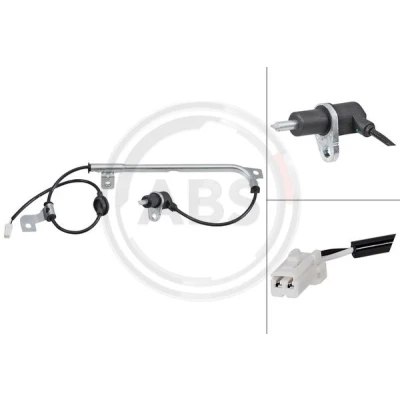 Imagen de A.B.S. 31932 sensor de ABS pasivo 910 blanco