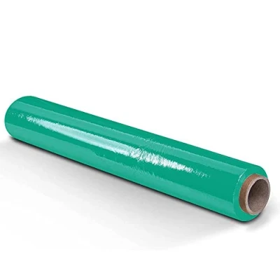 Imagen de OFITURIA Film para Embalar 50 cm de Ancho y Estirable Hasta 300 Metros Longitud Rollo Elástico Manual Embalaje Industrial (Verde, 1)