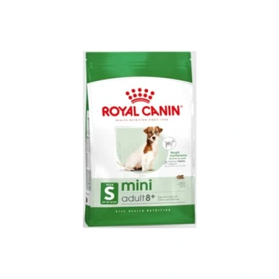 Imagen de Royal Canin Mini Adult 8+ 800 g Alimento Completo para Perros Mayores de Razas pequeñas A Partir los 8 años Contenido energético Ajustado y tamaño croqueta Adaptado
