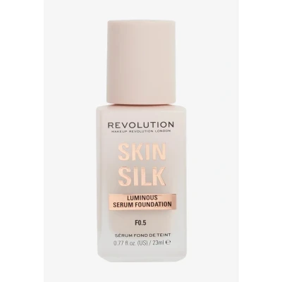 Imagen de Makeup Revolution, Skin Silk Serum Foundation, Light to Medium Coverage, Contains Hyaluronic Acid, F0.5, 23ml