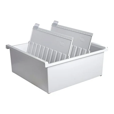 Imagen de HAN 954 0 11 Cajón para tarjetas, capacidad 1300 A4 horizontal, 325 x 140 347 mm, color gris