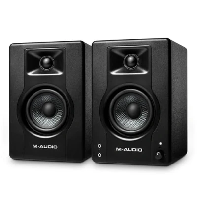 Imagen de M Audio BX3 Pair Par de Monitores estudio, Altavoces para PC sobremesa 120 W videojuegos, producción musical, transmisiones en directo y pódcasts