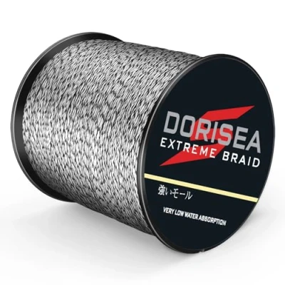 Imagen de DORISEA Extreme Trenza 100% PE 300m Cuerda de Pesca Trenzada 2,7 a 249,5 kg, Cable Resistente la abrasión, increíble superlínea Cero elástico diámetro pequeño