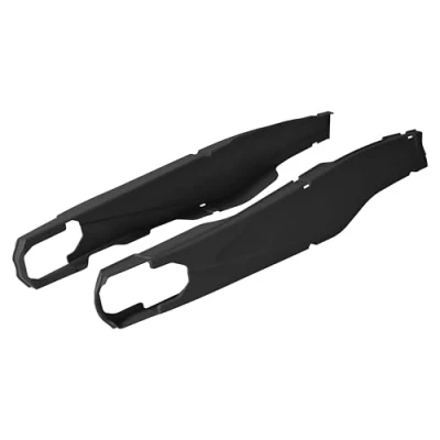 Imagen de POLISPORT 8456500001 Protector de basculante poliamida resistente y duradero fácil instalar compatible con motocicletas Husqvarna, GAS GAS, KTM en color negro