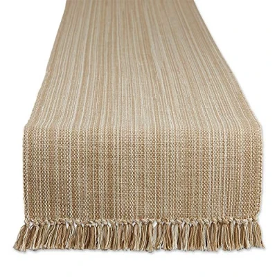 Imagen de DII Tabletop Collection, Cotton, Taupe, Table Runner, 13x108