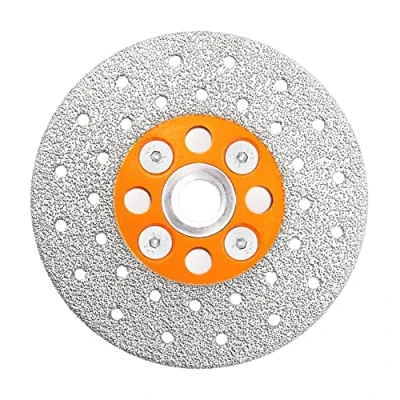 Imagen de Disco de corte diamante BRSCHNITT Amoladora angular soldada al vacío 100 mm Hoja granito con brida M14 para pulir granito, porcelana, baldosas, piedra, mármol, cuarzo