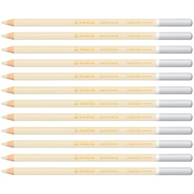 Imagen de Lápiz de Color tiza pastel STABILO CarbOthello Caja con 12 unidades gris cálido 1