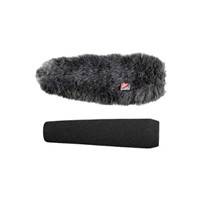 Imagen de Rycote 055208 Revestimiento de espuma y protector viento para micrófonos SGM (tamaño estándar, 18 cm)