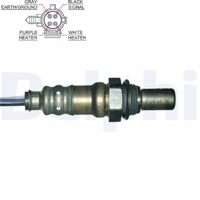 Imagen de DELPHI ES20044 12B1 Sonda lambda plana, térmico JEEP: Grand Cherokee 2, I, II, CHRYSLER: VOYAGER 4