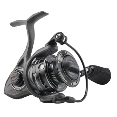 Imagen de PENN Clash II Carrete de Pesca Giratorio, Gris/Negro, 3000