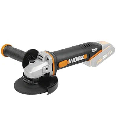 Imagen de Amoladora 125mm WX803.9 20V Máx. WORX PowerShare No incluye batería ni cargador Bloqueo del husillo Carcasa de engranaje metálica Interruptor lateral