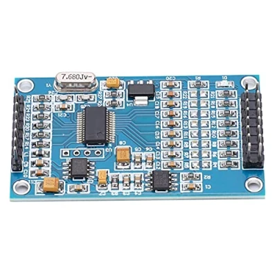 Imagen de Módulo Convertidor ADC Analógico A Digital de 24 Bits Y 8 Canales, ADS1256 Placa Desarrollo del Velocidad Salida Datos 30Kps Alta Precisión