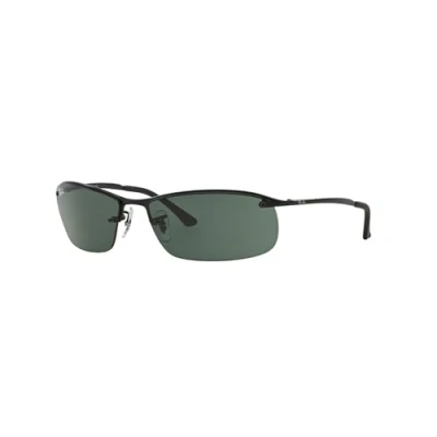Imagen de Ray Ban 0RB3183, Gafas de sol, Negro (Marco: negro, color la lente: verde clásico 006/71), 63 cm