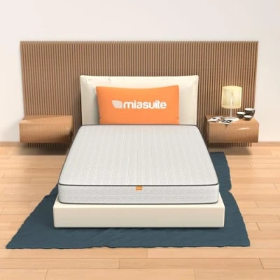 Imagen de miasuite i sogni italiani Ailime Waterfoam H18 Colchón para Cama, Espuma de Poliuretano, 140 x 190 cm, Color Blanco