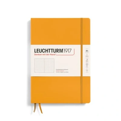 Imagen de LEUCHTTURM1917 366166 Libreta Composition (B5) 178 x 254 mm, Tapa Dura, 219 páginas numeradas, Rising Sun, Puntos