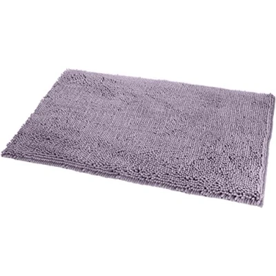Imagen de Amazon Basics Alfombrilla de baño, Antideslizante, Microfibra, 53 x 87 cm, Lavanda