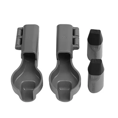 Imagen de DR1 Extensiones Compatibles con Drones DJI Mavic 2 Pro/Zoom, Liberación Rápida para el Tren de Aterrizaje, Accesorios Aumentar la Estabilidad y Absorción Impactos, Soporte Plegable Gris