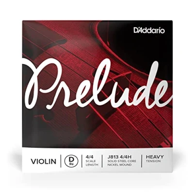 Imagen de D&#039;Addario Prelude Violin Single D String, 4/4 Scale, Heavy Tension