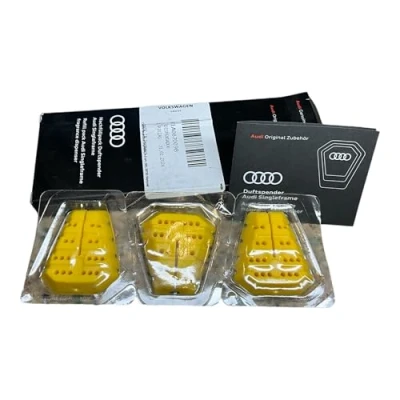 Imagen de Audi Recambio de ambientador 81A087009B, Aroma a monstruo, Color Amarillo