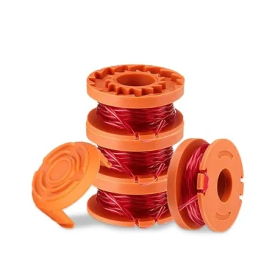 Imagen de Viilich 4 pezzi Bobina di ricambio del Filo tosaerba per Tutti i Worx 20V, con Tapa de Carrete cortacésped 1 Pieza, Hilo Nailon Compatible Worx, Ø1,65 mm/3,05 m